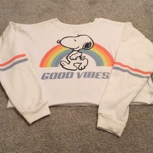 Snoopy good vibes  🌈  sweatshirt